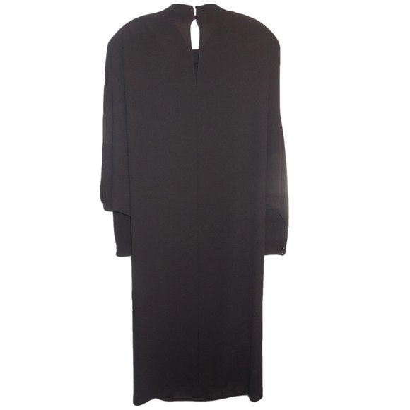 1980s Vintage Frank Usher London Dress Maxi - Picture 3 of 7